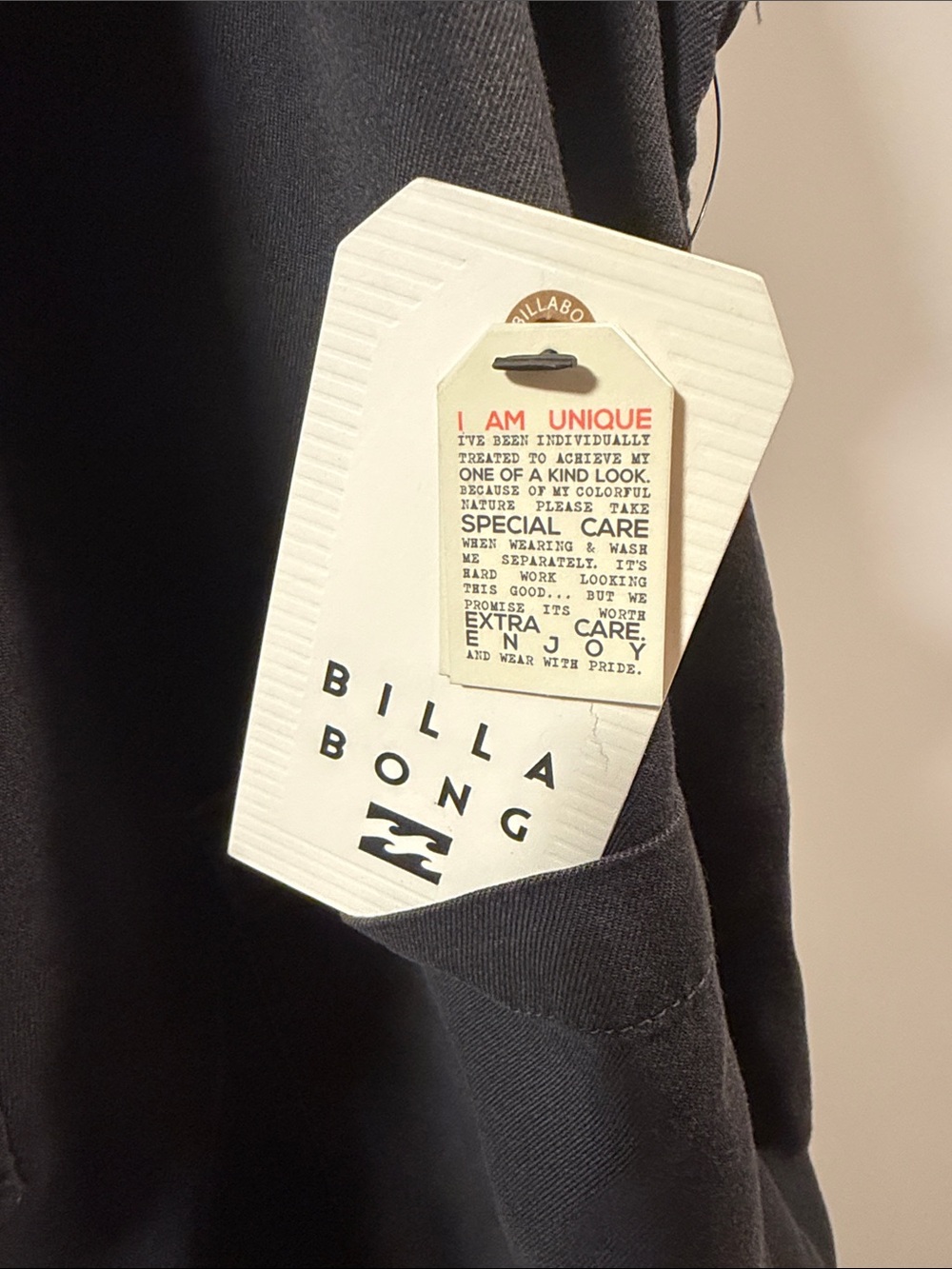 Billabong Dark Gray Button-Front Wide-Leg Romper Jumpsuit - Picture 8 of 8